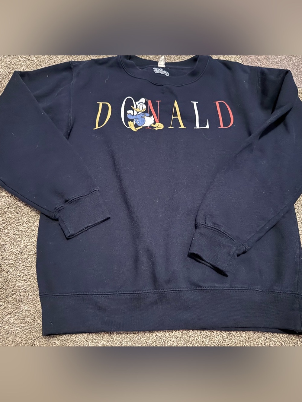 Men’s Disney Donald Duck pullover SMALL